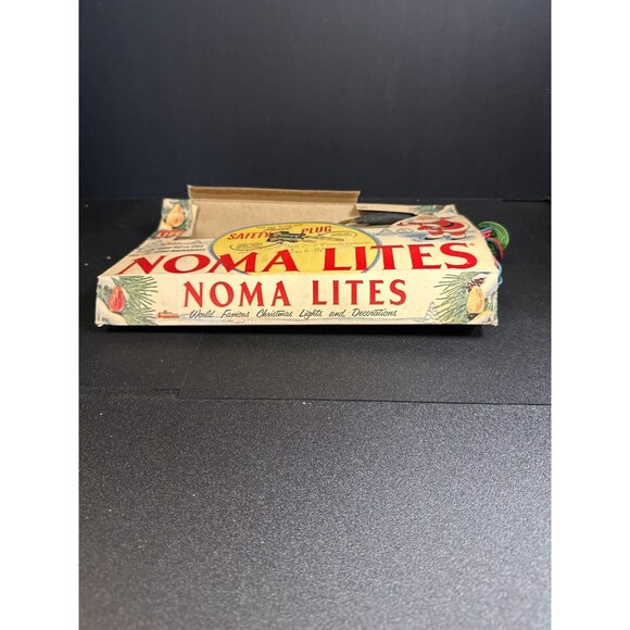 Vintage Noma Lites 7-Light Christmas String w/ Box - Picture 5 of 9